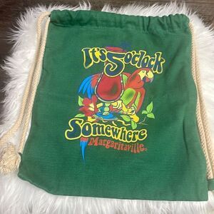 Woman To Blame It’s 5’oclock Somehere Margaritaville Cloth Backpack Green